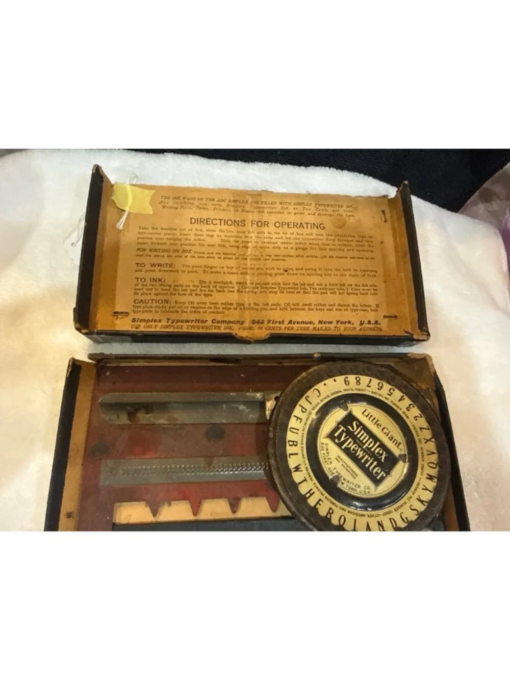 Simplex Typewriter Company original vintage